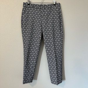 Banana Republic Avery Ankle Pant Art Deco Size 4P